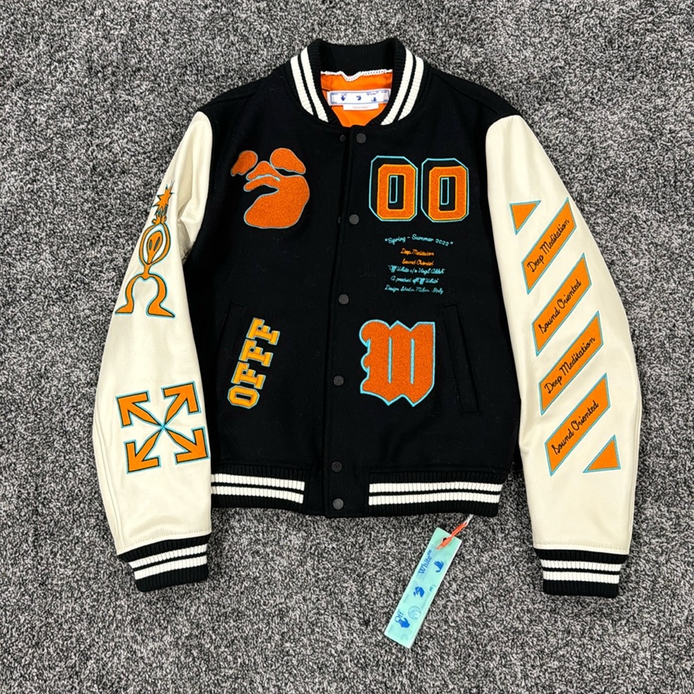 Off White Varsity Jacket